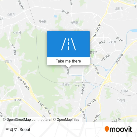 부악로 map