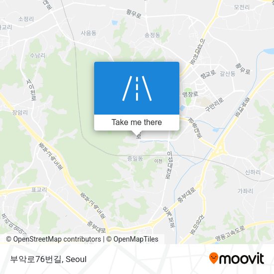 부악로76번길 map