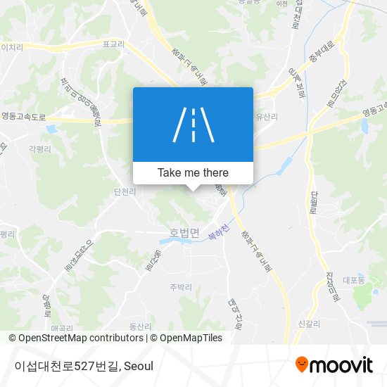 이섭대천로527번길 map