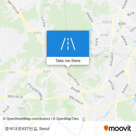 중부대로637번길 map