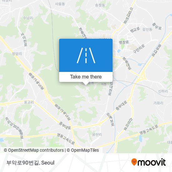 부악로90번길 map