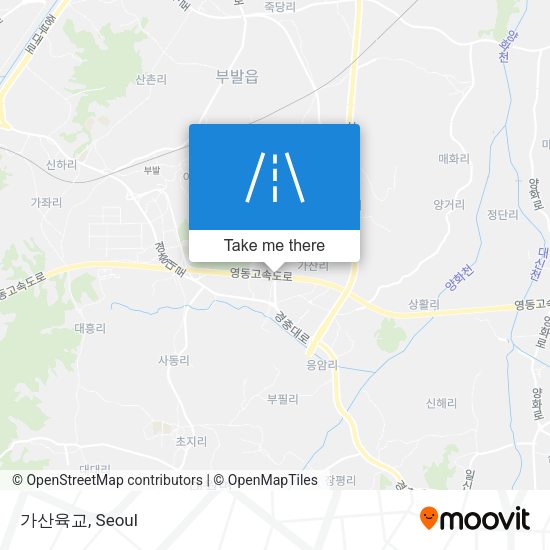 가산육교 map