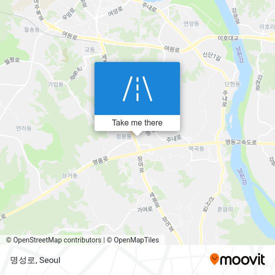 명성로 map