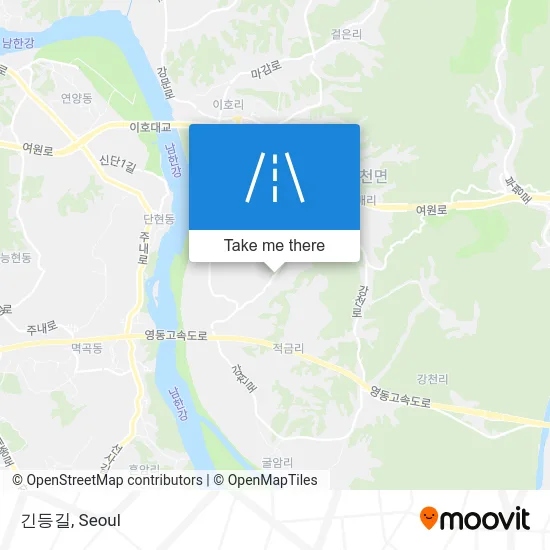긴등길 map