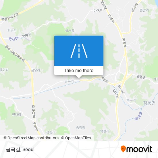 금곡길 map