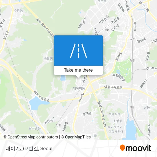 대야2로67번길 map