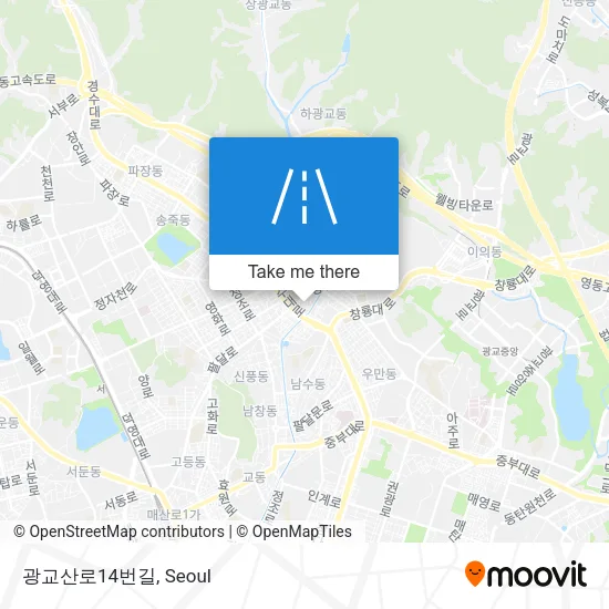 광교산로14번길 map
