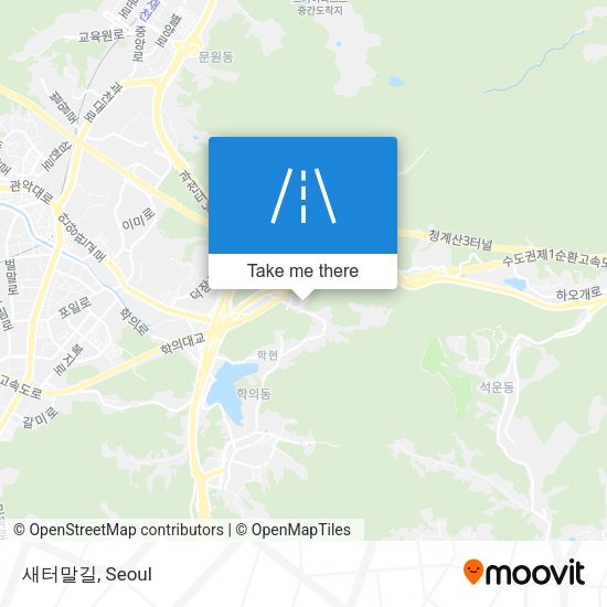 새터말길 map