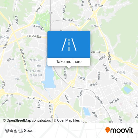 방죽말길 map