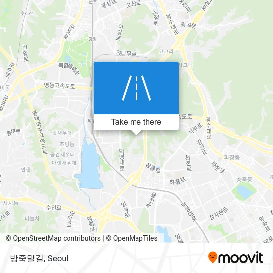 방죽말길 map