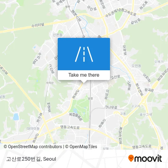 고산로250번길 map