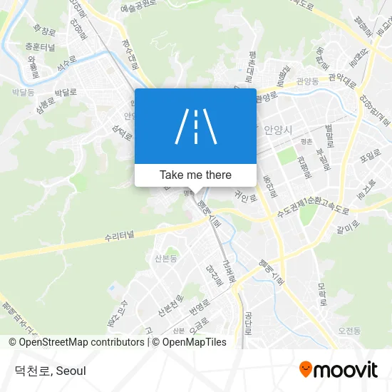 덕천로 map