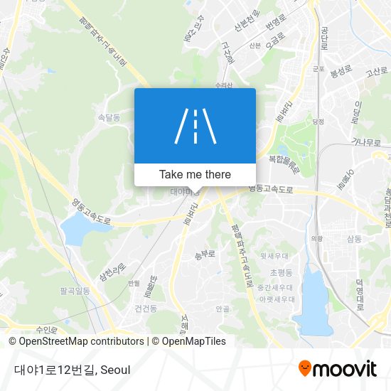 대야1로12번길 map