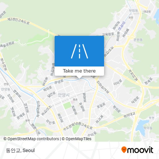 동안교 map