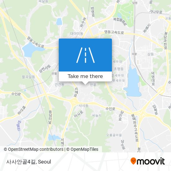 사사안골4길 map