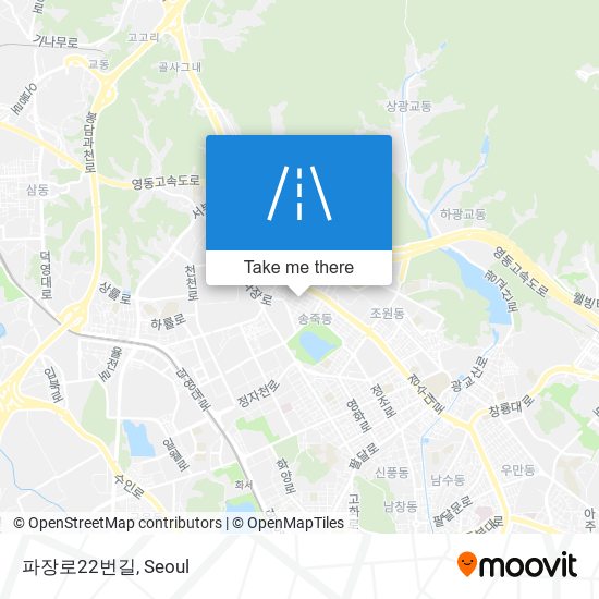 파장로22번길 map