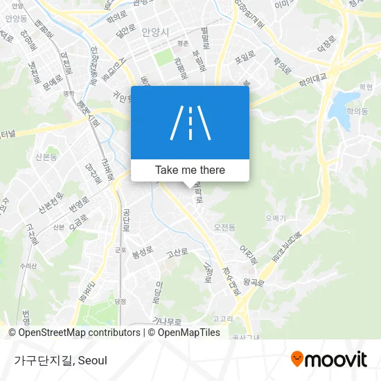 가구단지길 map