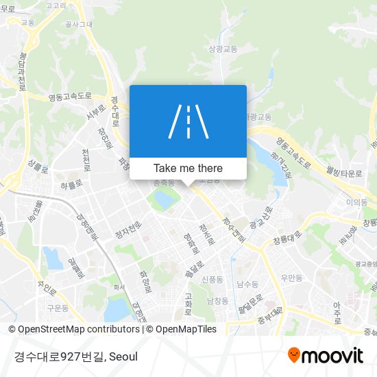 경수대로927번길 map