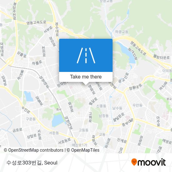 수성로303번길 map