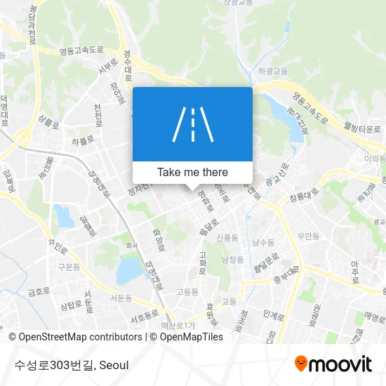 수성로303번길 map