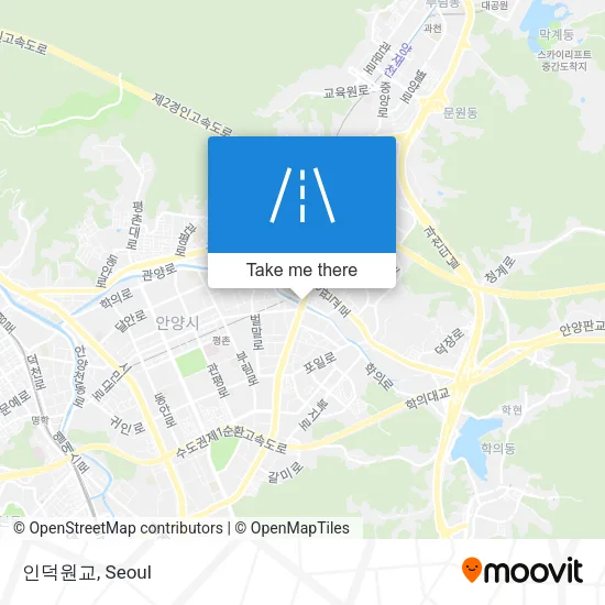 인덕원교 map
