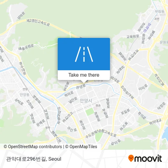 관악대로296번길 map