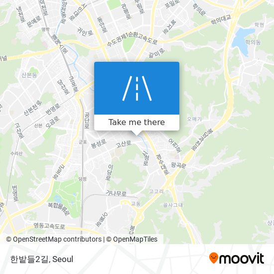 한밭들2길 map