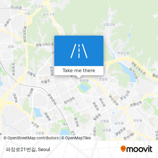 파장로21번길 map