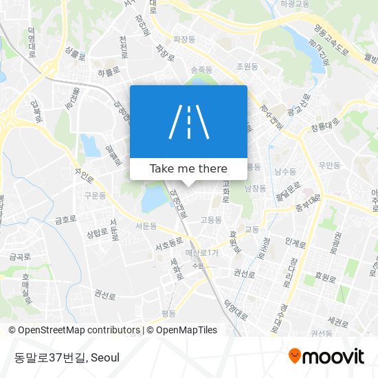 동말로37번길 map