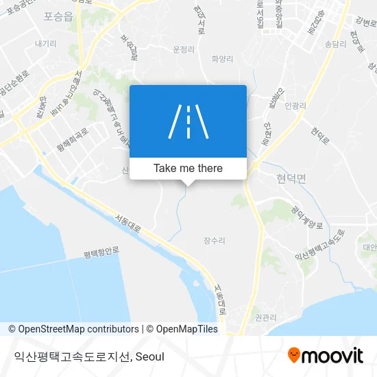 익산평택고속도로지선 map