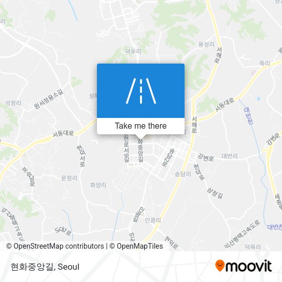 현화중앙길 map