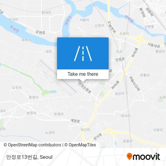 안정로13번길 map