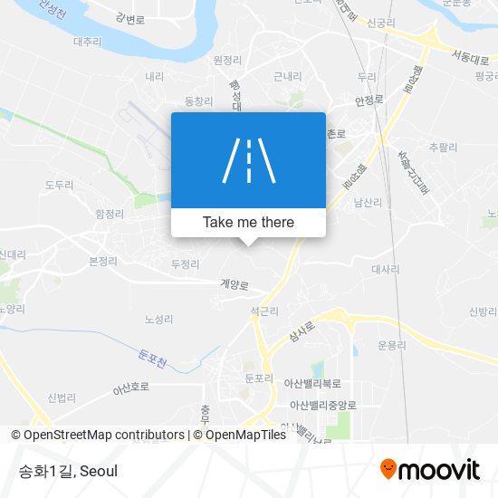 송화1길 map