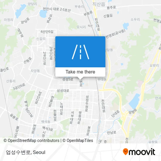 업성수변로 map