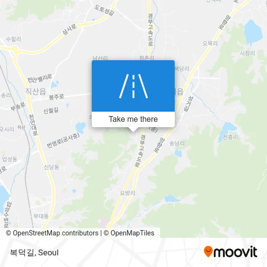 복덕길 map
