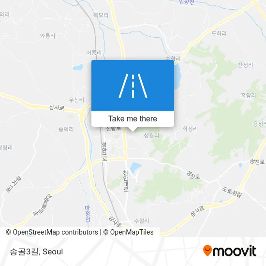 송골3길 map