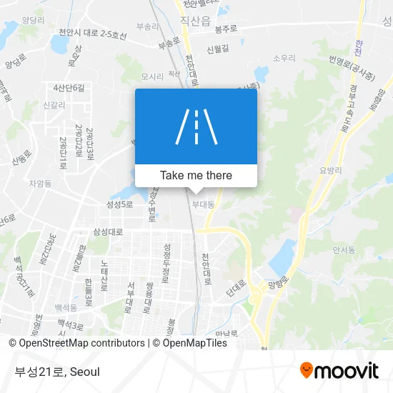 부성21로 map