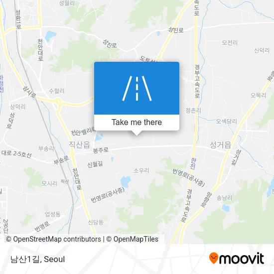 남산1길 map