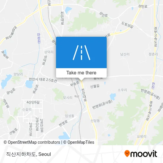 직산지하차도 map