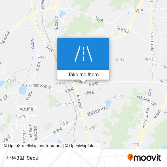 삼은3길 map
