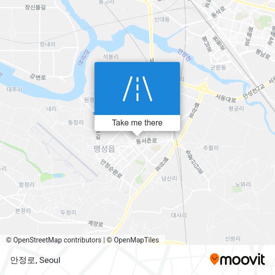 안정로 map