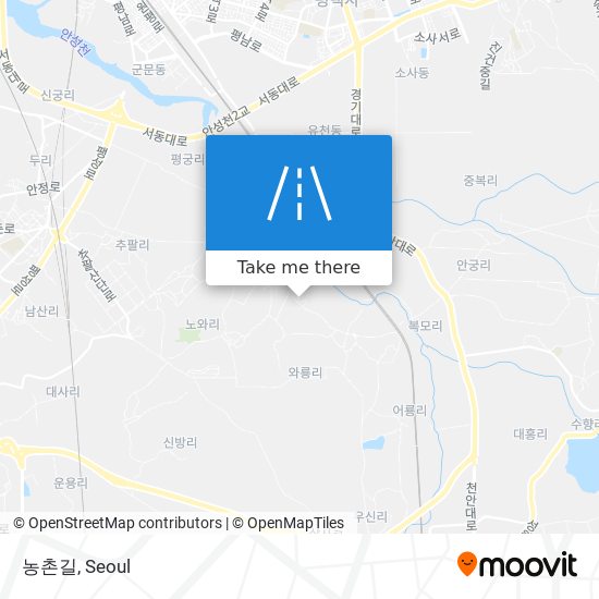 농촌길 map