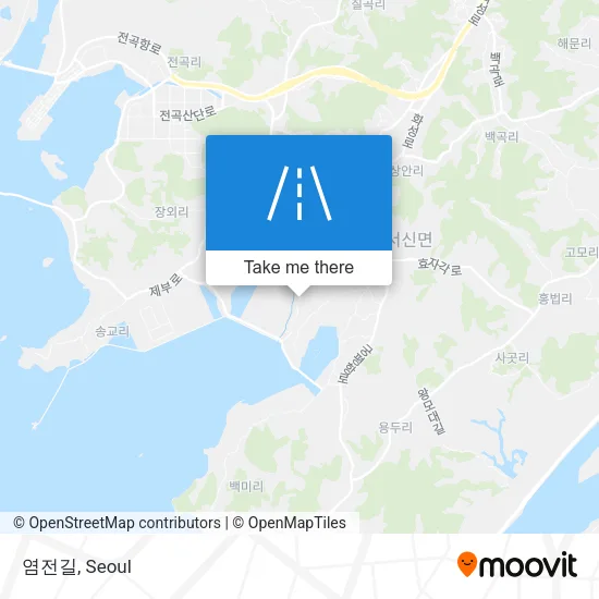 염전길 map