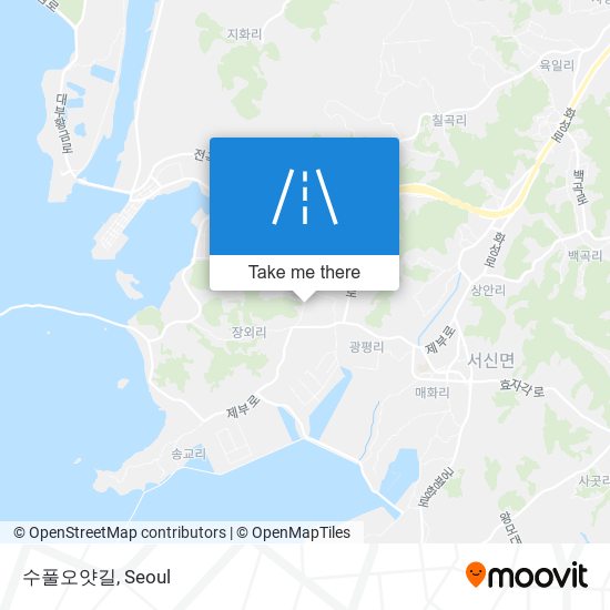 수풀오얏길 map