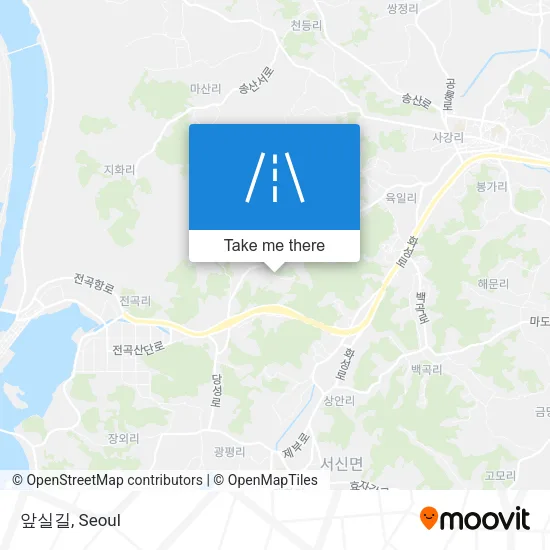 앞실길 map