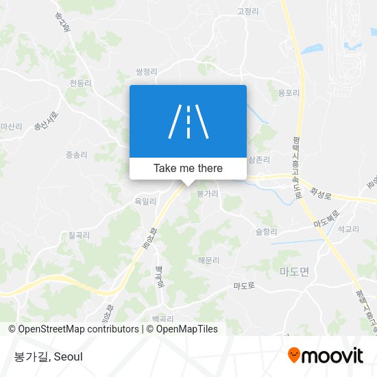 봉가길 map