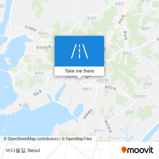 바다뜰길 map