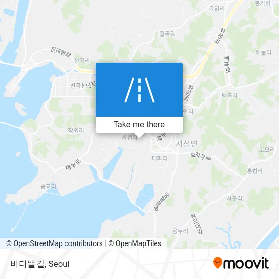 바다뜰길 map
