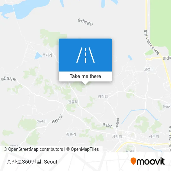 송산로360번길 map