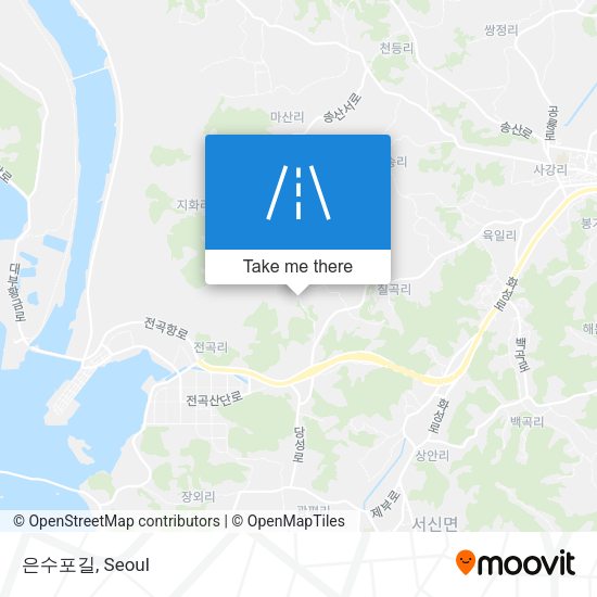 은수포길 map